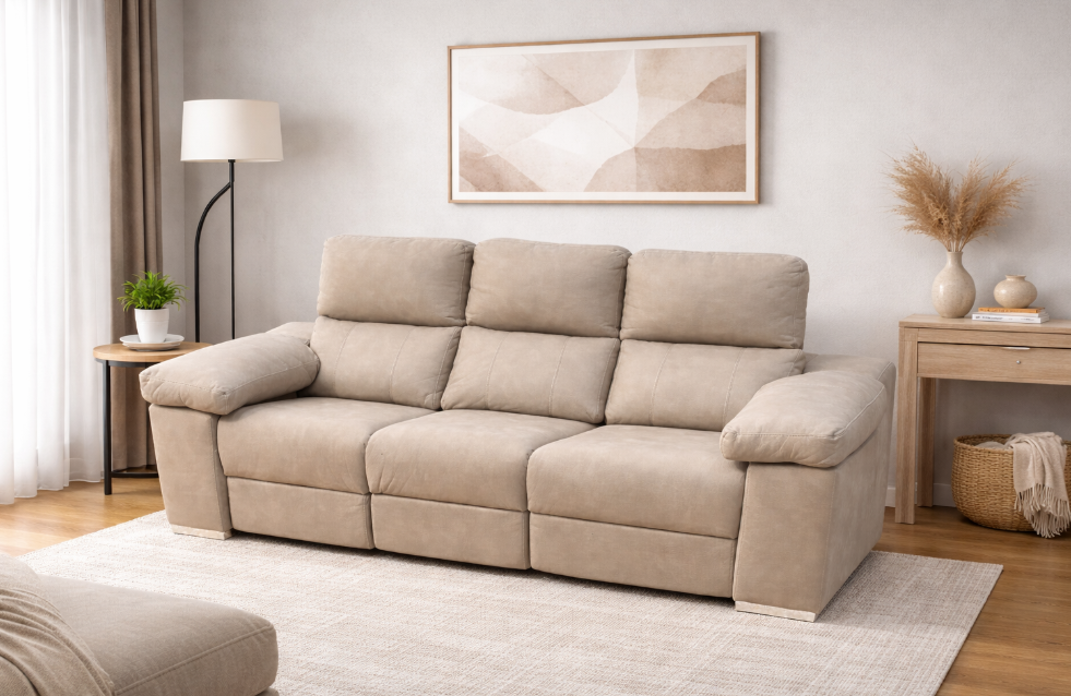 10357- LIA Sofá 3pl Eléctrico 230x93cms. 10357- LIA Sofá 3pl Eléctrico 230x93cms.